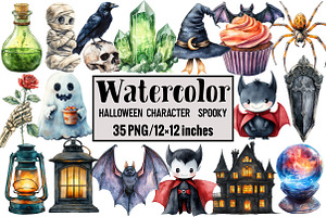 Halloween Character  Spooky, an Illustration by Design Market