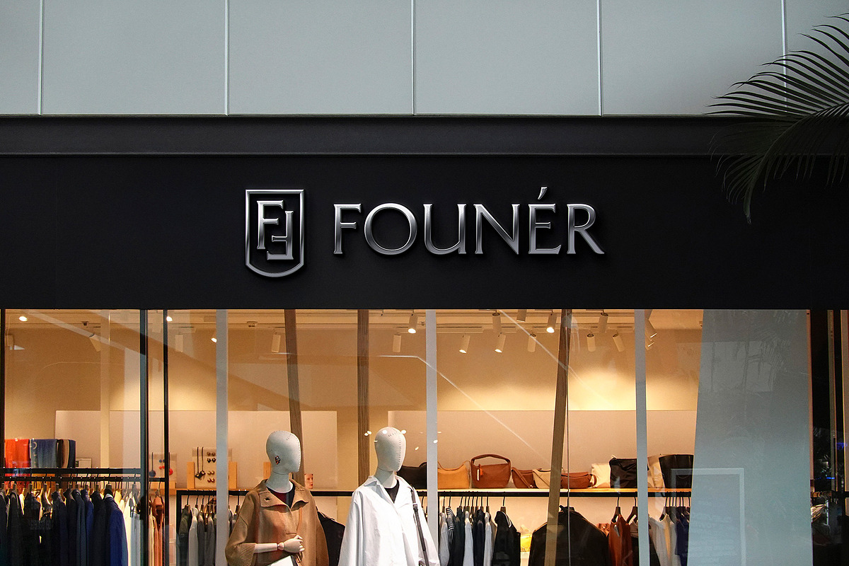 Logo Mockup Fashion Store 3D Sign, a Product Mockup by Asylab (Photo 2 of 5)