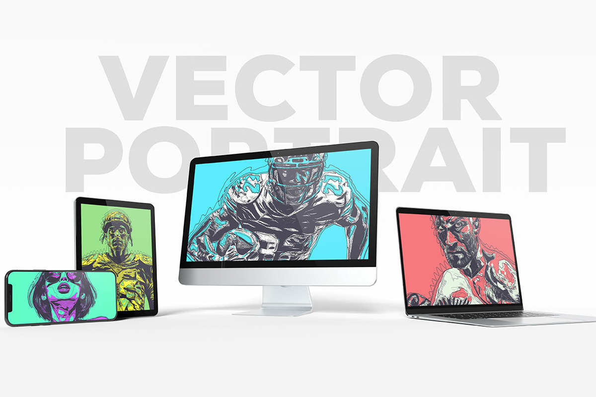 Vector Portrait Photo Effect, an Action Add-On by Amorjesu.com (Photo 11 of 28)