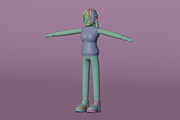 Female Avatar 3D Character Model, a Characters & Person 3D Model by Dudukbersama (Thumbnail 7 of 7)