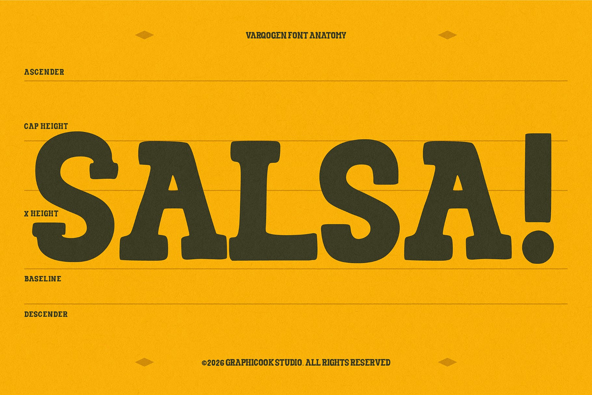 Varqogen, a Slab Serif Font by graphicook (Photo 5 of 10)