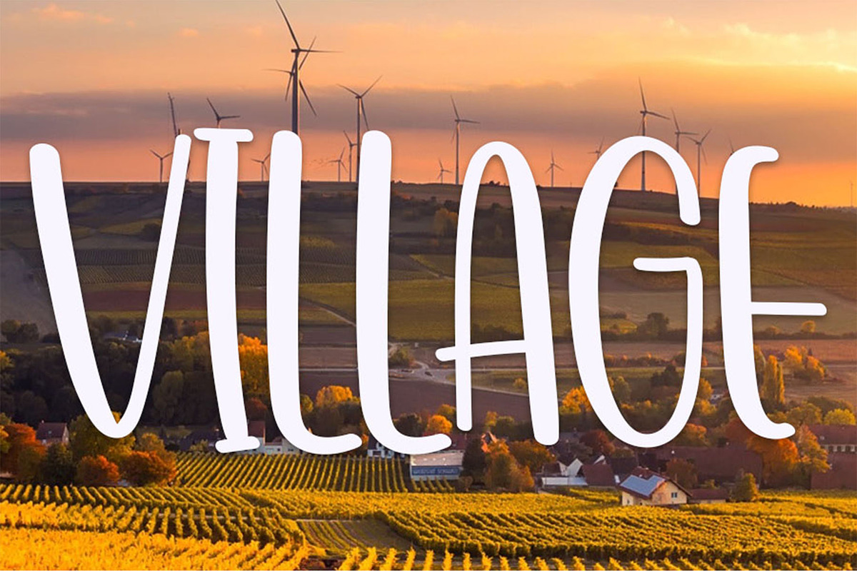 Village - Handwritten Font, a Handwritten Font by InermediaSTUDIO (Photo 1 of 5)