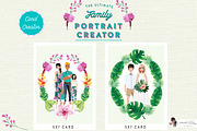 Portrait Creator Family Summer Beach, a Person Illustration by Lauren Lesley Studio (Thumbnail 7 of 15)
