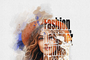 Typography Portrait Artistic Effect, an Action Add-On by MRI STUDIO (Thumbnail 24 of 28)