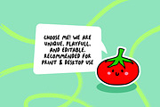 Healthy Friends Character, a Food Illustration by Cruizy & Co (Thumbnail 3 of 6)