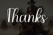 Cowboy, a Handwritten Font by FreshTypeINK (Thumbnail 5 of 8)