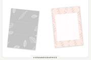 Romantic Leaves Collection, a Pattern Graphic by Youandigraphics (Thumbnail 14 of 19)