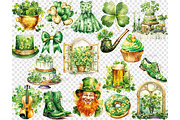 St.Patrick’s Day Clipart, a Seasonal Illustration by GlamArtZhanna (Thumbnail 5 of 6)