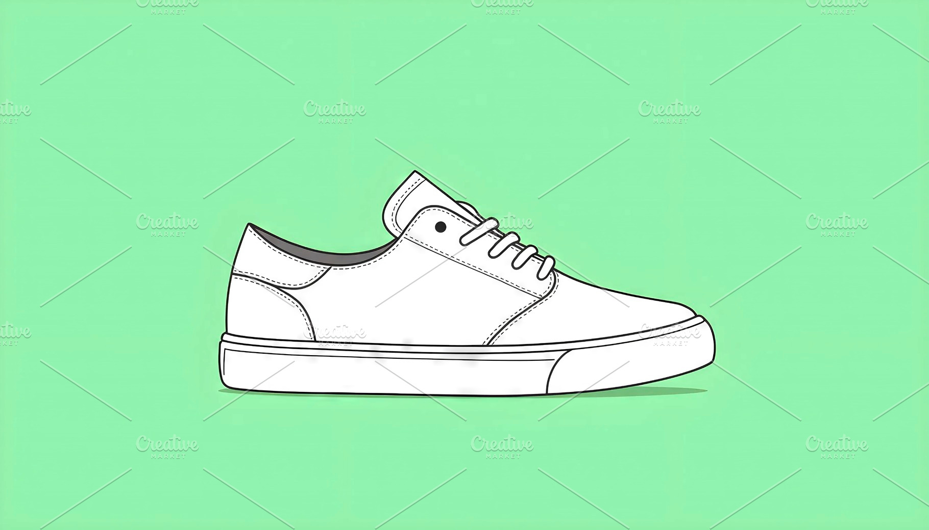 Flat vector illustration of a pair o, a Photo by LOGOCREATIVE
