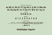 Aginare - Cosmetic Display Font, a Serif Font by twinstd (Thumbnail 8 of 9)