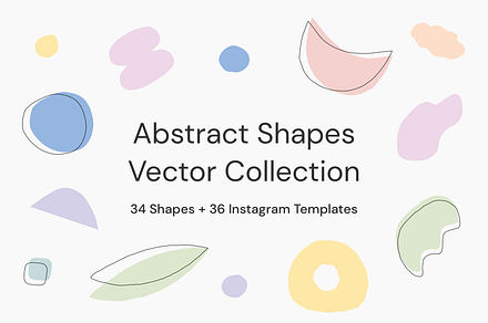 Abstract Shapes & Instagram Template
