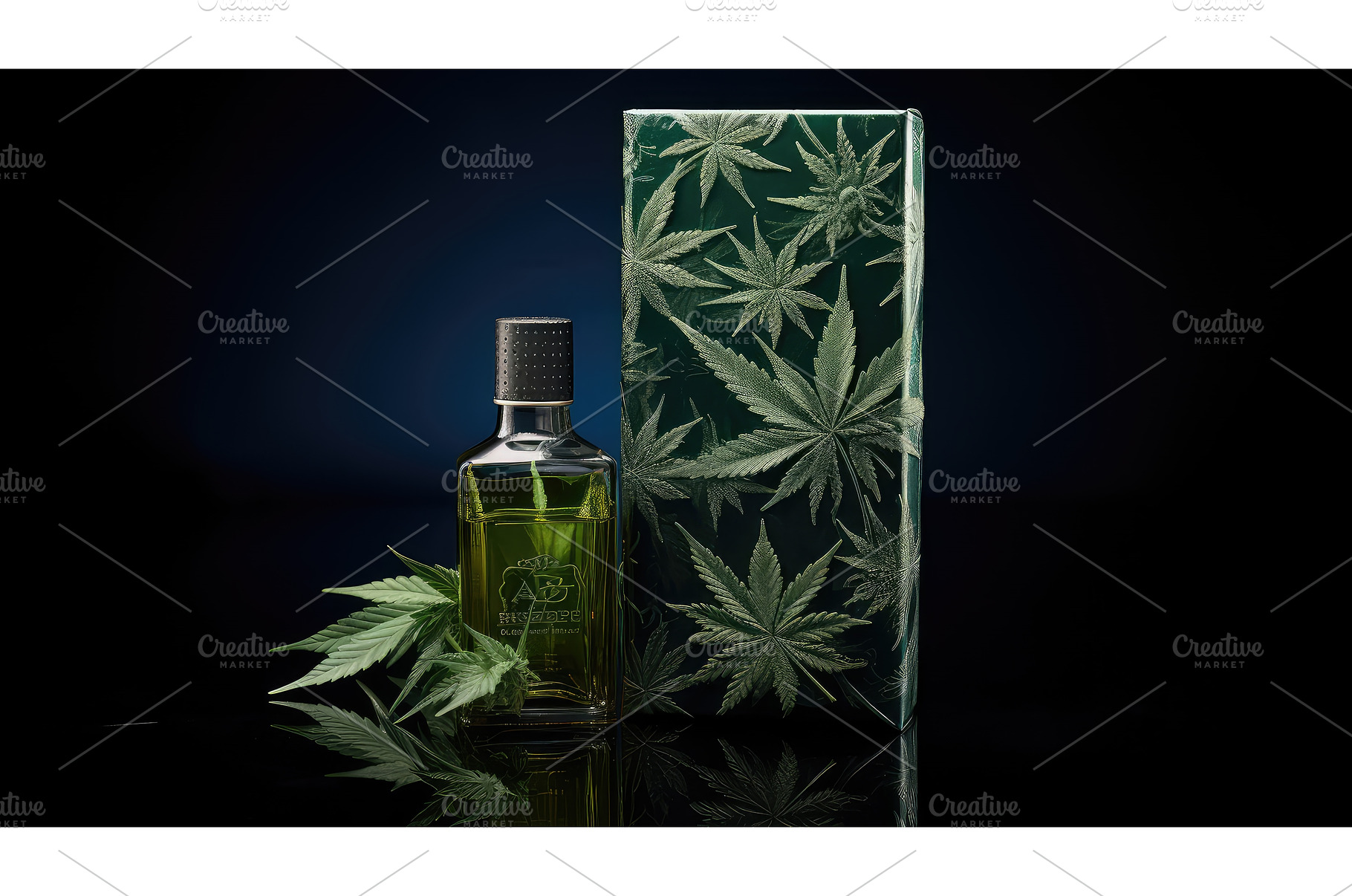 hemp cannabis package ai generated, a Health & Medical Photo by pikepicture