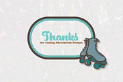 Retro Roller Skates Doodle Patterns, a Pattern Graphic by Sketchbook Designs (Thumbnail 10 of 10)