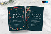 Christmas Card Template, a Flyer Template by BrandPacks (Thumbnail 2 of 5)