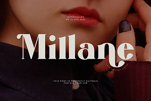 Millane Unique Ligature Serif