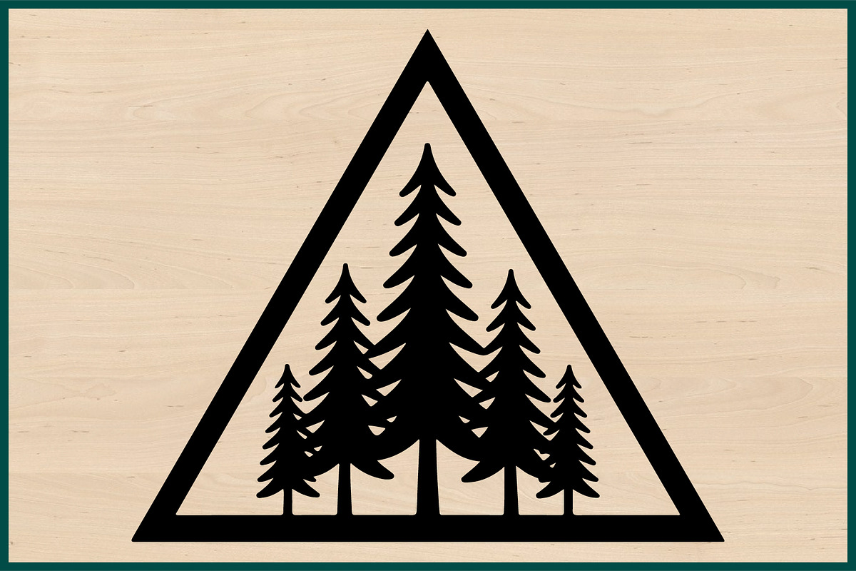 25 Pine Forest Mountain Badge Bundle, an Empty State Illustration by Artivon (Photo 2 of 4)
