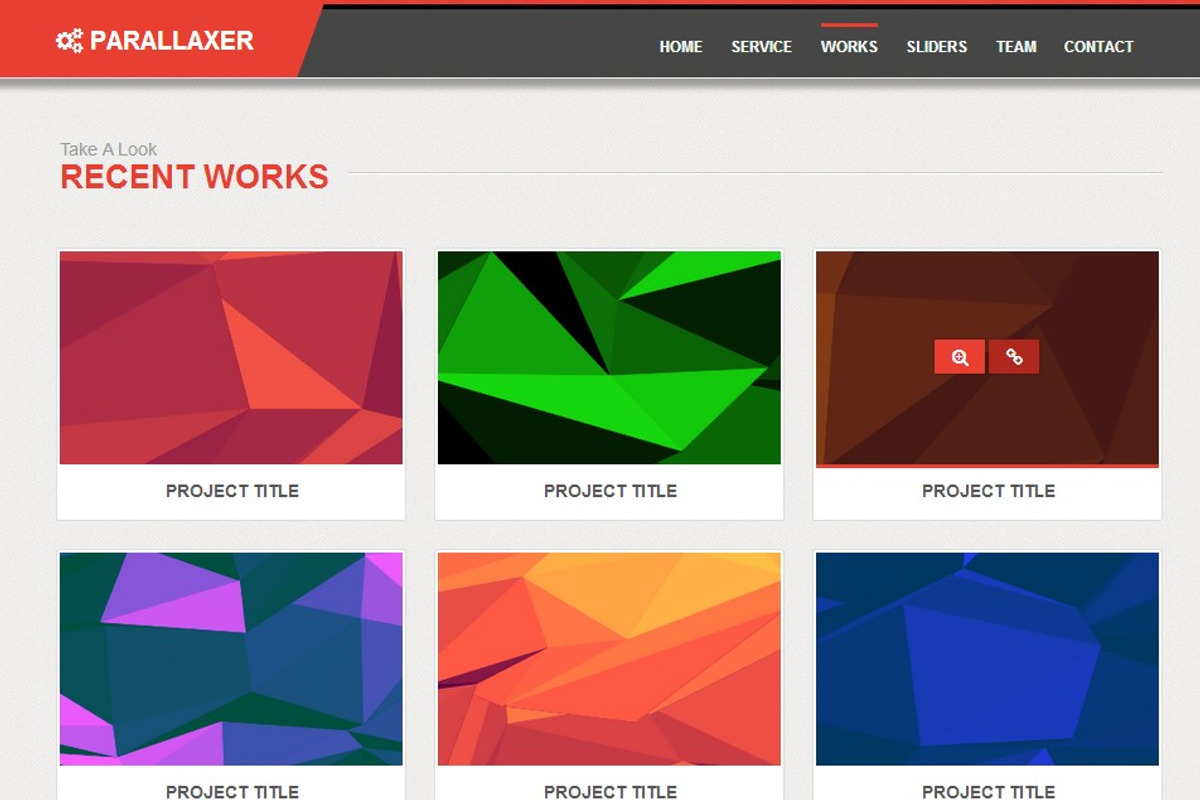 Parallaxer new one page Bootstrap, a Landing Page Template by Bootstraptor (Photo 3 of 5)