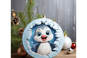 Christmas Ornament Mockups for Canva, a Merchandise Mockup by NoemieDesigns (Thumbnail 6 of 8)