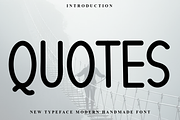 Quotes, a Script Font by FreshTypeINK (Thumbnail 1 of 7)