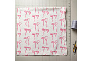 Soft Pink Bows Seamless Pattern, an Illustration by Stellalunarts (Thumbnail 2 of 4)