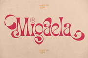Migaela, a Font by nurrontype (Thumbnail 1 of 15)