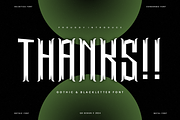 Sajicoz - Gothic & Blackletter Font, a Blackletter Font by QR Design Studio (Thumbnail 6 of 6)