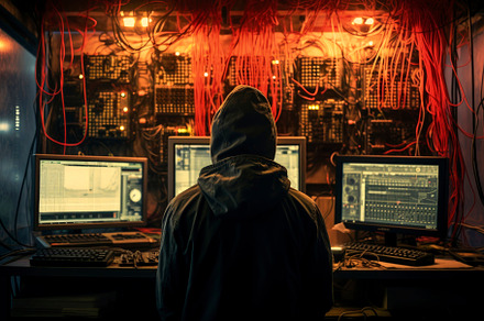 Cybercriminal hacker, a Technology Photo by huertas19