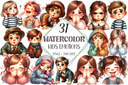 Kids Emotions Clipart, a Graphic by designcity5 (Thumbnail 1 of 5)