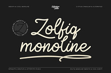 Zolfiq Monoline Smooth & Cool Script