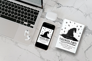Witch Hat Halloween Invitation, an Invitation Template by ForeverPrint (Thumbnail 2 of 6)