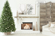 RUSTIC CHRISTMAS Frames Mockup, a Poster Template by MyHomeMockups (Thumbnail 5 of 7)