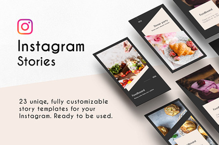 Instagram Stories Template Dark