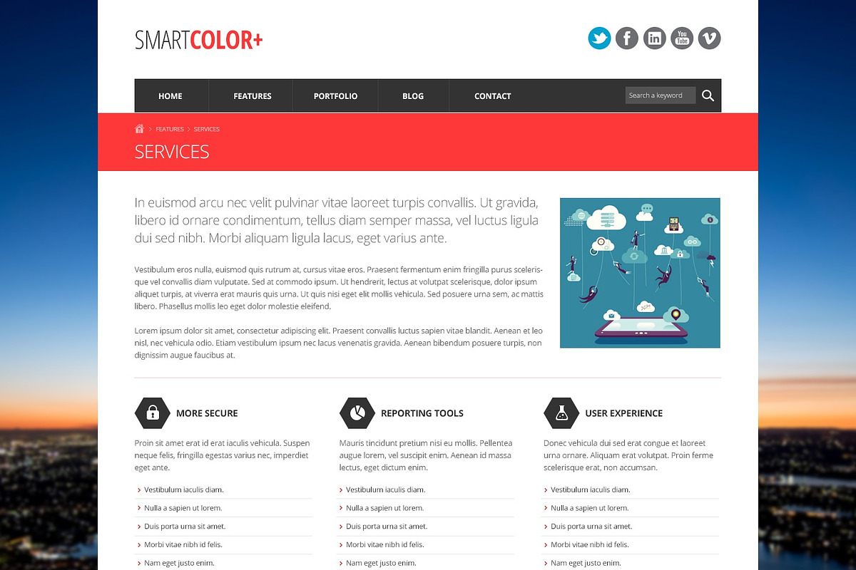 SmartColor Agency Website, a Websites & App Template by IQSIR (Photo 4 of 6)