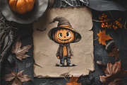 Cute Halloween Jack. TShirt Sticker., an Animal Illustration by KENO Mascots (Thumbnail 7 of 10)
