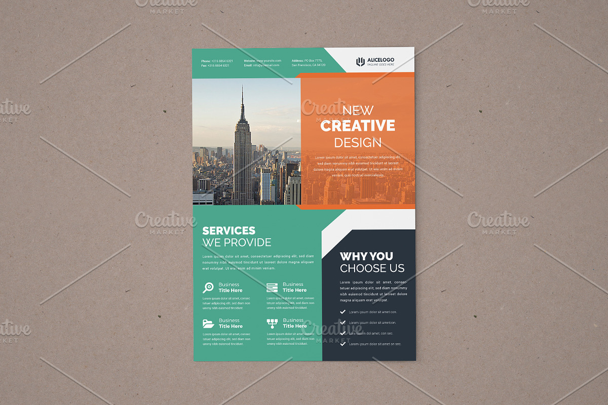 Flyer Template, a Flyer Template by Alice_s (Photo 1 of 3)