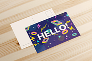 Postcard With Envelope MockUp, a Print Template by coloformia (Thumbnail 8 of 10)