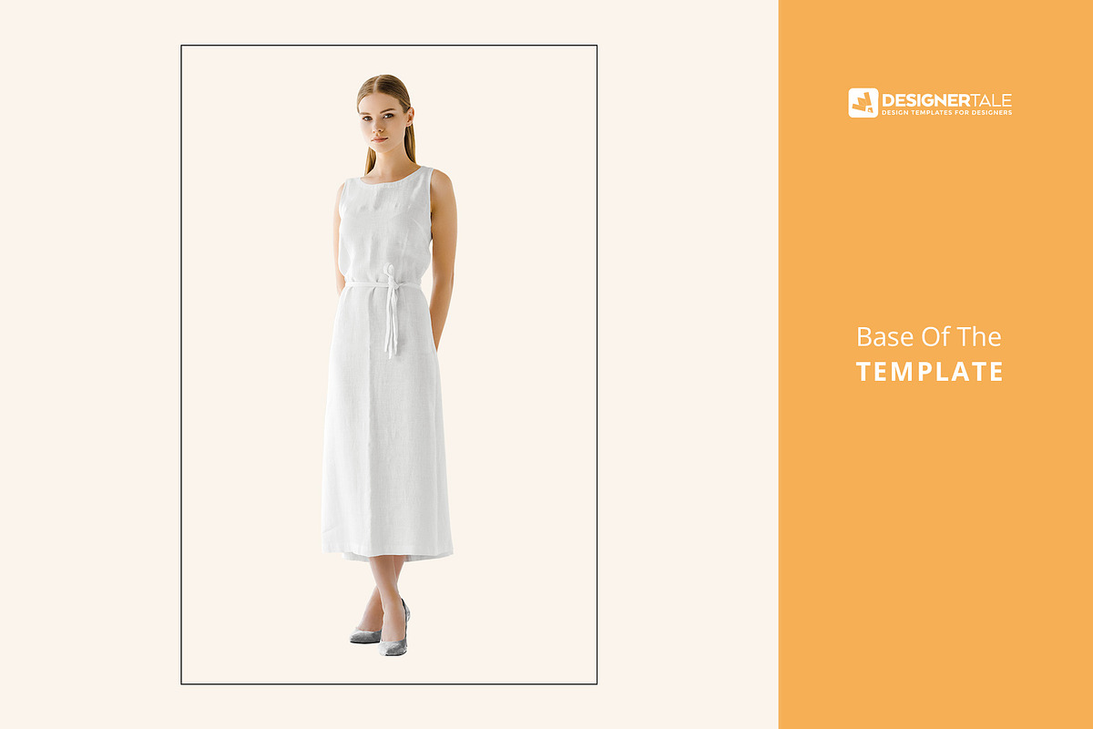 Women's Sleeveless Dress Mockup, a Product Mockup by Designertale (Photo 6 of 7)