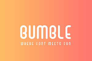 Bumble Font - Sans Serif