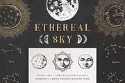 ETHEREAL SKY collection, a Decorative Illustration by Chewie Co (Thumbnail 1 of 18)