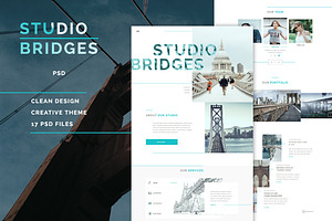 Studio Bridges - PSD Template