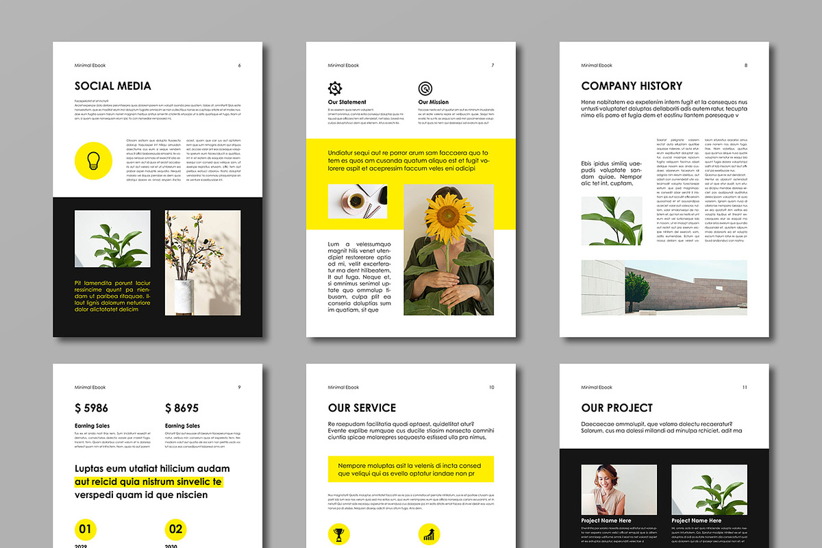 Minimal Ebook preview 2