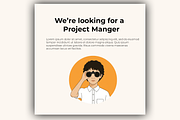 Hiring Instagram Post, a Social Media Template by microtasker (Thumbnail 1 of 2)