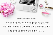 Athena | Gorgeous Script Font, a Script Font by Graceful Market (Thumbnail 2 of 3)