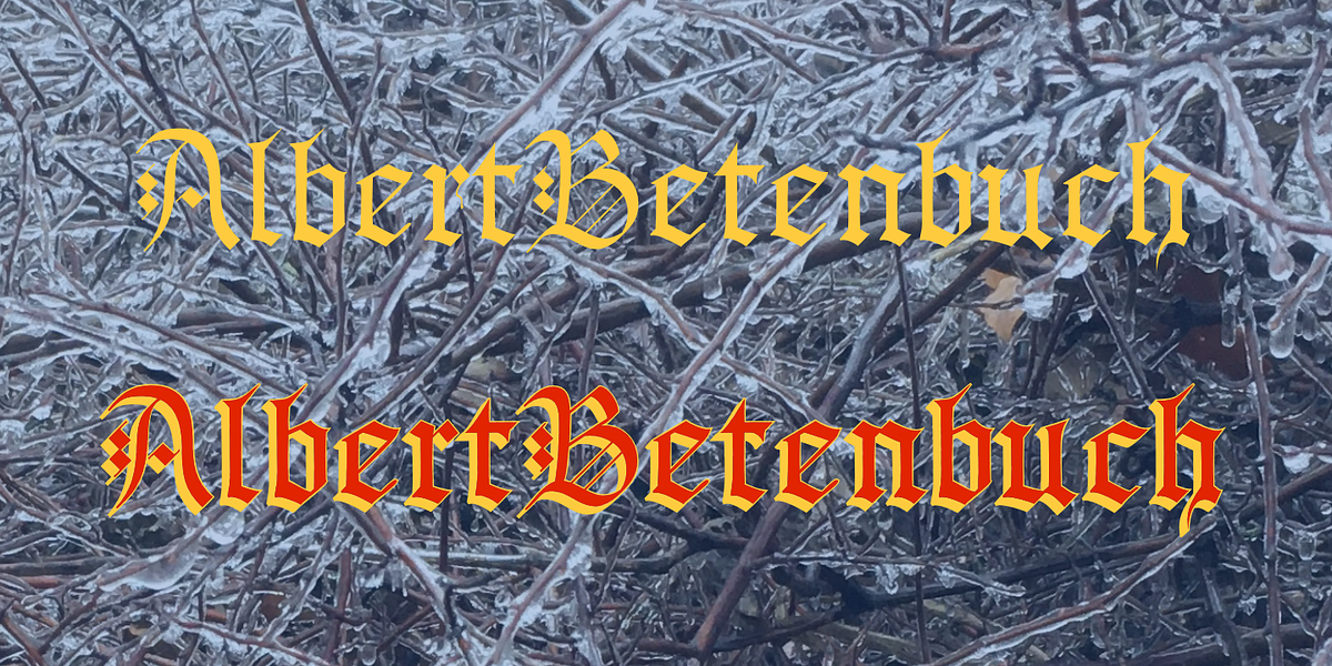 AlbertBetenbuch, a Blackletter Font by Ingrimayne Type (Photo 1 of 5)