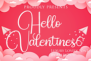 Hello Valentines, a Font by BearyType Studio (Thumbnail 1 of 8)