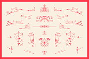 Decorative Vector Ornaments Bundle, a Decorative Illustration by digiful (Thumbnail 6 of 9)