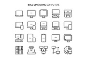 Bold Line Icons, an Outline Icon by Howcolour (Thumbnail 27 of 151)