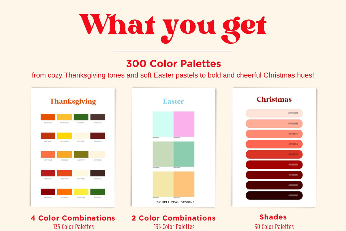 The Holiday Color Palette Collection preview 2