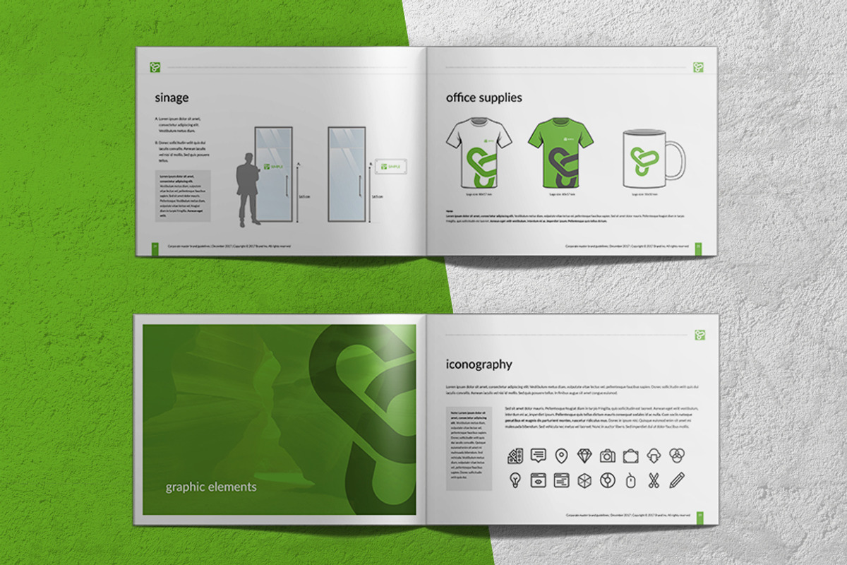 Simple Brand Book Guidelines, a Brochure Template by buttonpl (Photo 6 of 9)