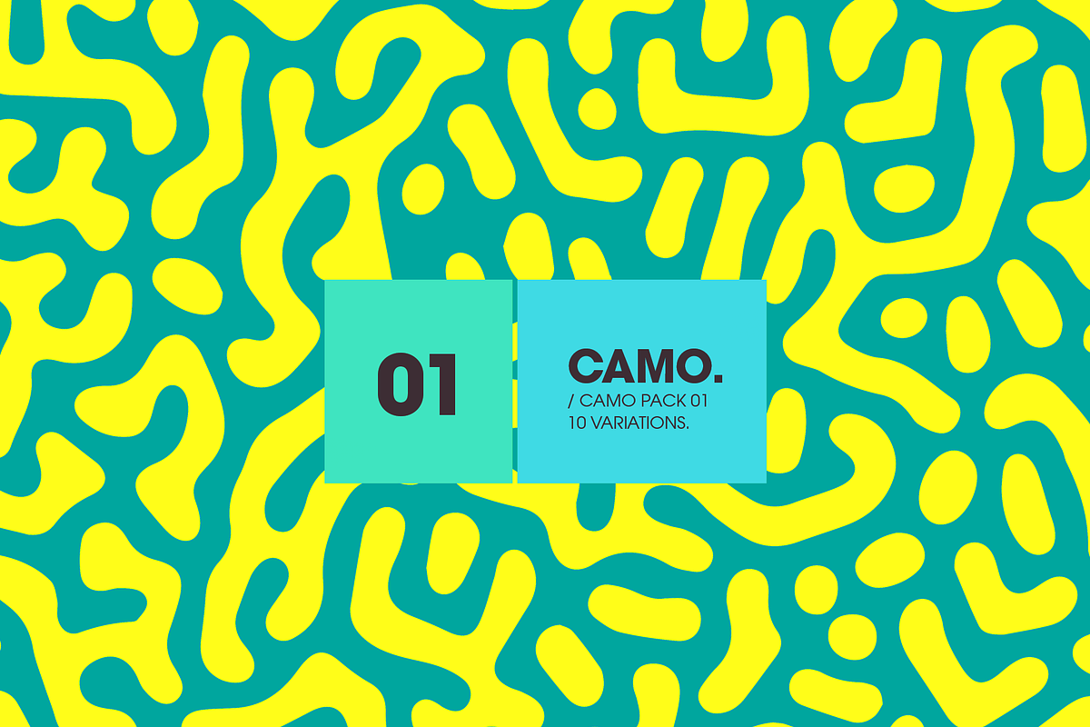 CAMO PATTERNS / volume 01, a Pattern Graphic by ATV SHOP (Photo 2 of 9)